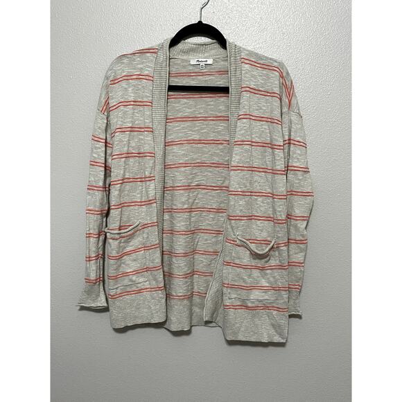 MADEWELL Tan and Orange Cardigan Size XXS Style: #AM932 - Picture 1 of 7